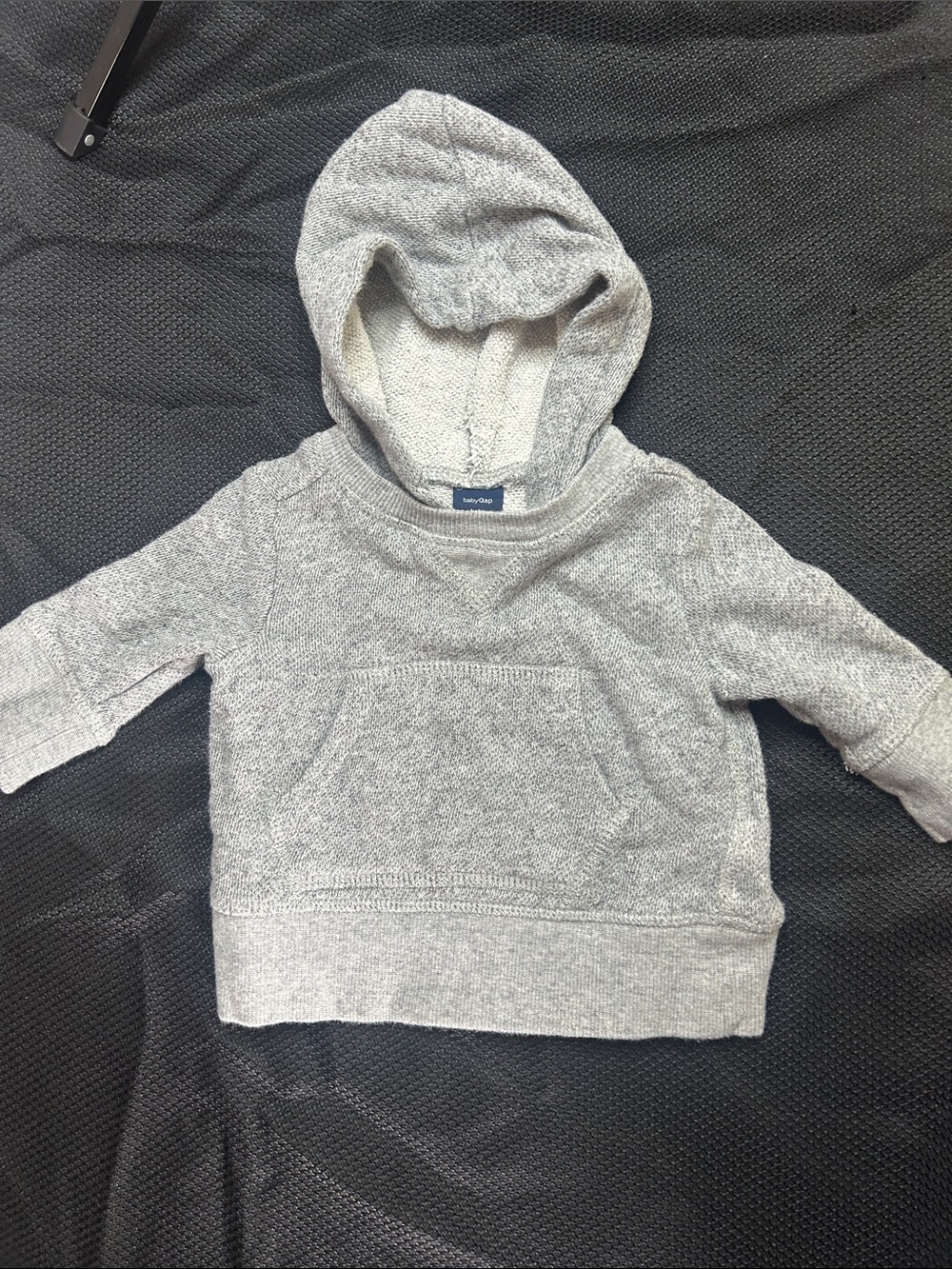GAP Heather Gray Hooded Toddler Sweatshirt
